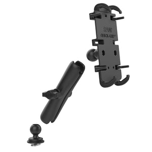 RAM Mount Quick-Grip XL Phone Mount w/Track Ball Base - Long [RAM-HOL-PD4-C-354-TRA1U]