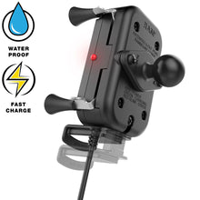 Load image into Gallery viewer, RAM Mount Tough-Charge 15W Waterproof Wireless Charging Motorcycle Mount [RAM-B-149Z-A-UN12W-V7M-1]
