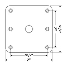 Load image into Gallery viewer, Wise - KingPin 7&quot; x 7&quot; Base Plate Only [8WD2000-2]
