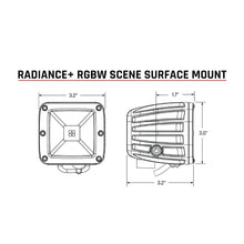 Load image into Gallery viewer, RIGID Industries Radiance Scene - RGBW - Surface Mount - Pair [682053]
