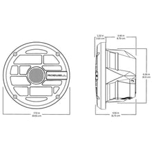 Load image into Gallery viewer, Roswell R Series 6.5 Marine Speakers - Anthracite Grille - 60W RMS  120W Peak Power [C920-1902]
