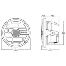 Load image into Gallery viewer, Roswell R Series 7.7 Marine Speakers - Anthracite Grille - 80W RMS  160W Peak Power [C920-1912]
