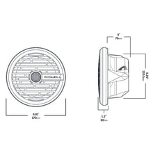 Load image into Gallery viewer, Roswell R1 6.5 Marine Speakers - Black - 80W RMS  160W Peak Power [C920-1601]
