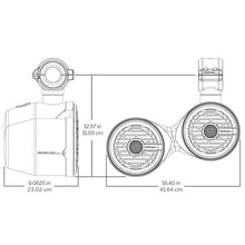 Load image into Gallery viewer, Roswell R1 6.5&quot; x 6.5&quot; Vamp Spin Tower Speakers - Black - 160W RMS  320W Peak Power [C920-1821]

