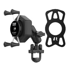 Load image into Gallery viewer, RAM Mount RAM X-Grip Phone Mount w/Vibe-Safe  U-Bolt Base - Short [RAM-B-149Z-A-UN7-462]
