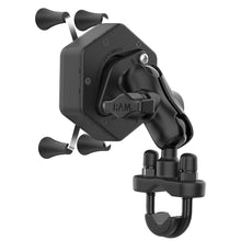 Load image into Gallery viewer, RAM Mount RAM X-Grip Phone Mount w/Vibe-Safe  U-Bolt Base - Short [RAM-B-149Z-A-UN7-462]
