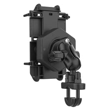 Load image into Gallery viewer, RAM Mount RAM Quick-Grip XL Phone Mount w/Vibe-Safe  U-Bolt Base - Short [RAM-B-149Z-A-PD4-462]
