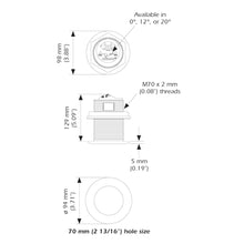 Load image into Gallery viewer, Airmar B75HW High Wide Chirp Transducer - 12 Degree Deadrise, 600W Thru Hull [B75C-12-HW-MM]
