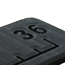 Load image into Gallery viewer, SeaDek 36 Routed Ruler - 6mm - Brushed Texture - Dark Grey/Black [53583-80067]
