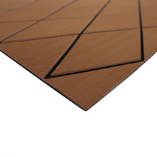 Load image into Gallery viewer, SeaDek 40&quot; x 80&quot; 6mm Two Color Diamond Full Sheet - Brushed Texture - Brown/Black (1016mm x 2032mm x 6mm) [56411-89905]
