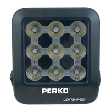 Load image into Gallery viewer, Perko Lightship 50 LED High Performance Spotlight - 12/24V - Black [1643050S0B]
