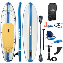Load image into Gallery viewer, Soltice Watersports 10&#39;6&quot; Rambler Inflatable Stand-Up Paddleboard/Kayak 2-In-1 Kit w/Seat  Convertible Paddle - Blue [36200]
