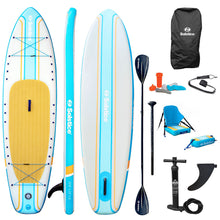 Load image into Gallery viewer, Solstice Watersports 10&#39;6&quot; Rambler Inflatable Stand-Up Paddleboard/Kayak 2-In-1 Kit w/Seat  Convertible Paddle - Orange [36201]
