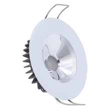 Load image into Gallery viewer, Lumitec Illusion Flush Mount LED Down Light - Spectrum RGBW - Cool White - White Housing - Chrome Reflector [117137]
