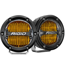 Load image into Gallery viewer, RIGID Industries 360-Series 4&quot; LED SAE Fog Beam - Yellow - Set of 2 [36121]
