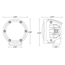 Load image into Gallery viewer, RIGID Industries 360-Series 4&quot; LED SAE Fog Beam - Yellow/White - Set of 2 [36122]

