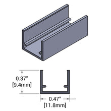 Load image into Gallery viewer, Shadow-Caster Marine Mini Neon Track - 1 Meter [SCM-AL-MINI-TRACK-HDPE-1M]
