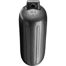 Load image into Gallery viewer, Polyform G-3 Twin Eye Fender 5.5&quot; x 19&quot; - Metallic Graphite [G-3 METALLIC GRAPHITE]

