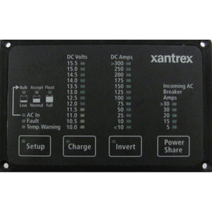 Xantrex Heart FDM-12-25 Remote Panel, Battery Status & Freedom Inverter/Charger Remote Control [84-2056-01]