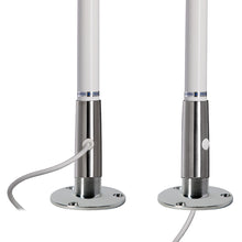 Load image into Gallery viewer, Scout 4&#39; White VHF Antenna 3dB Stainless Steel Ferule w/5M RG-58 Includes PL-259 [PF AN NVHF00044T]
