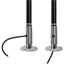 Load image into Gallery viewer, Scout 4&#39; Black VHF Antenna 3dB Stainless Steel Ferule w/5M RG-58 Includes PL-259 [PF AN NVHF00045T]
