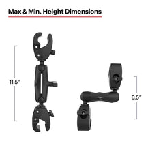 Load image into Gallery viewer, RAM Mount RAM Trolling Motor Stabilizer w/Tough-Claw 1 - 1.6 Clamp Bases [RAP-404-404U]
