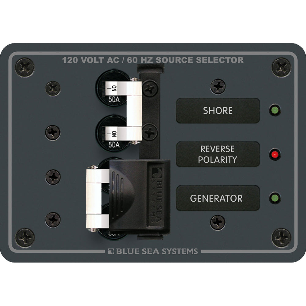 Blue Sea 8061 AC Toggle Source Selector 120V AC - 50AMP [8061]