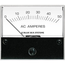 Load image into Gallery viewer, Blue Sea 9630 AC Analog Ammeter  0-50 Amperes AC [9630]
