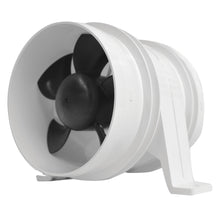 Load image into Gallery viewer, Attwood Turbo 4000 Series II Water-Resistant, In-Line Blower - 12V - White [1749-4]
