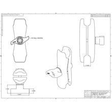 Load image into Gallery viewer, RAM Mount Double Socket Arm w/Jam Nut f/2.25&quot; Bases [RAM-D-201U-MI1]
