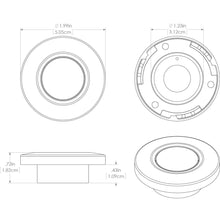 Load image into Gallery viewer, Lumitec Orbit - Flush Mount Down Light - Brushed Finish - 2-Color White/Red Dimming [112502]
