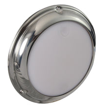 Load image into Gallery viewer, Lumitec TouchDome - Dome Light - Polished SS Finish - 2-Color White/Red Dimming [101098]
