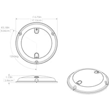 Load image into Gallery viewer, Lumitec TouchDome - Dome Light - Polished SS Finish - 2-Color White/Red Dimming [101098]
