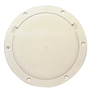 Beckson 8" Non-Skid Pry-Out Deck Plate - Beige [DP83-N]