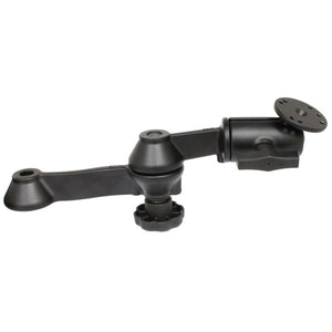 RAM Mount 12" Double Swing Arm w/2.5" Round Base - Powder Coated Marine Grade Aluminum [RAM-VB-110-1U]