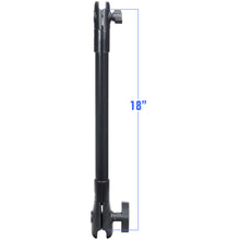 Load image into Gallery viewer, RAM Mount 18&quot; Long Extension Pole w/1&quot; and 1.5&quot; Single Open Sockets [RAP-CB-201-18U]
