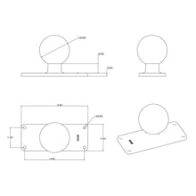 Load image into Gallery viewer, RAM Mount 2&quot; x 5&quot; Rectangular Base w/1.5&quot; Ball [RAM-202U-25]
