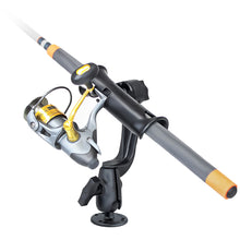 Load image into Gallery viewer, RAM Mount Ram Tube Jr. Rod Holder w/ RAM-ROD Revolution Ratchet/Socket System [RAP-390-RBU]
