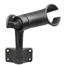 Load image into Gallery viewer, RAM Mount RAM Tube Jr. Fishing Rod Holder w/Short 4&quot; Length Post Spline &amp; Bulkhead Mounting Base [RAP-390-SBU]
