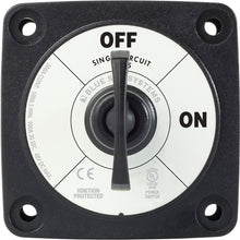 Load image into Gallery viewer, Blue Sea 6005200 Battery Switch Single Circuit ON-OFF - Black [6005200]
