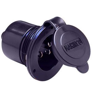Marinco Marine On-Board Hard Wired Charger Inlet - 15Amp - Black [150BBI]