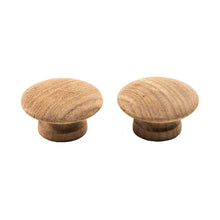 Load image into Gallery viewer, Whitecap Teak Round Drawer Knob - 2&quot; - 2 Pack [60120-A]
