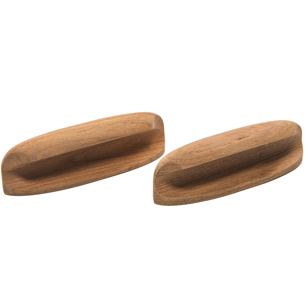 Whitecap Teak Oval Drawer Pull - 4