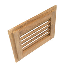 Load image into Gallery viewer, Whitecap Teak Louvered Insert - 7-1/2&quot; x 9-1/8&quot; x 3/4&quot; [60712]
