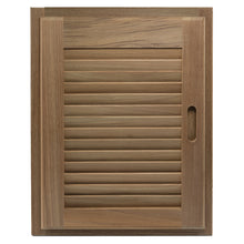 Load image into Gallery viewer, Whitecap Teak Louvered Door &amp; Frame - Right Hand - 15&quot; x 20&quot; [60724]
