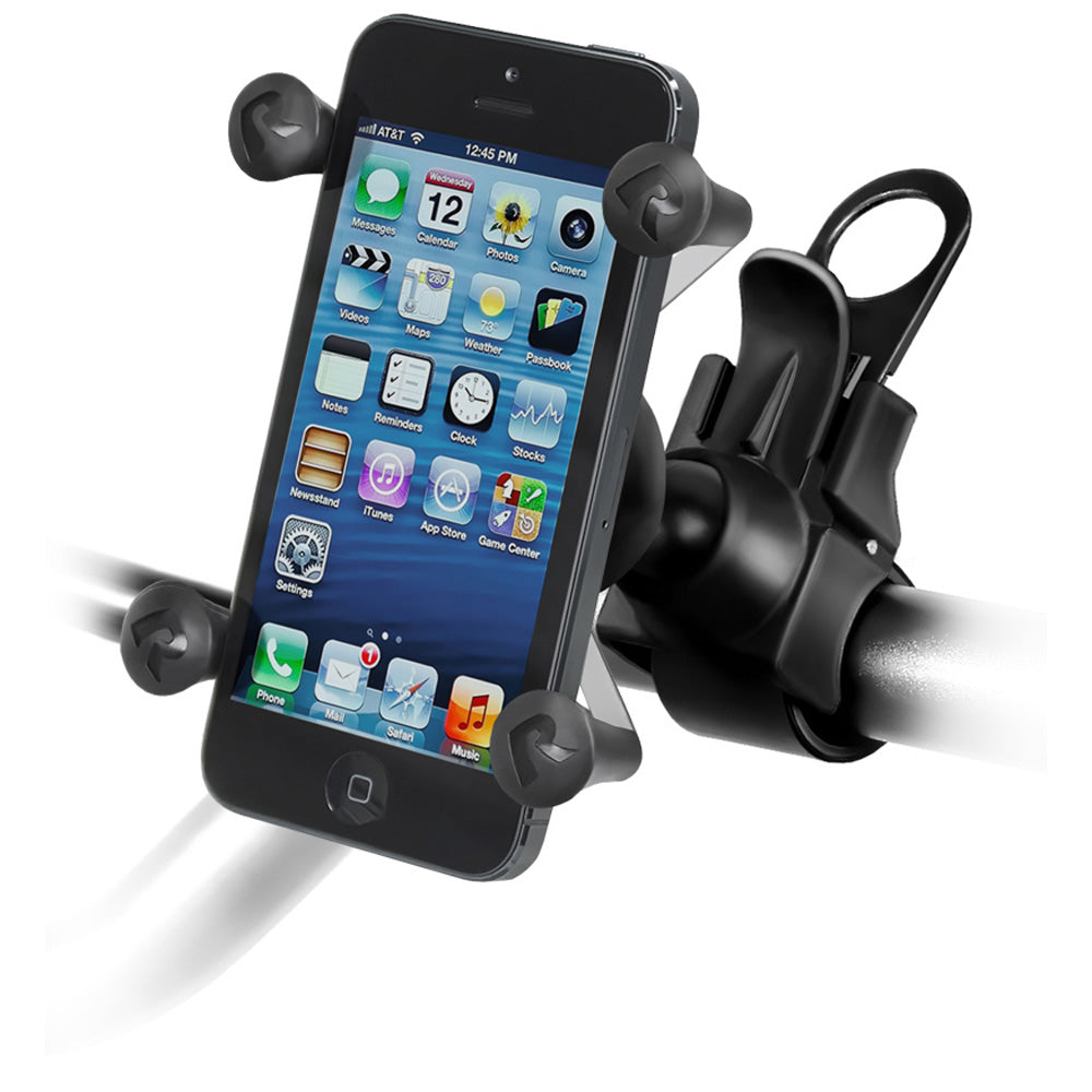 RAM Mount X-Grip Phone Holder w/ 1 Ball and Vibe-Safe Adapter