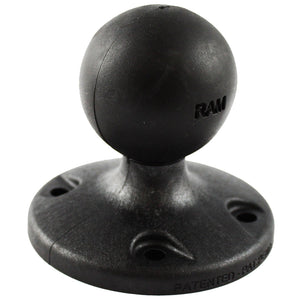 RAM Mount 2.5" Composite Round Base w/AMPS Hole Pattern & 1.5" Ball [RAP-202U]