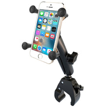 Load image into Gallery viewer, RAM Mount Universal Tough-Claw Base w/Long Double Socket Arm &amp; Universal X-Grip Cell/iPhone Cradle [RAM-B-400-C-UN7U]
