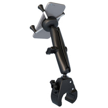 Load image into Gallery viewer, RAM Mount Universal Tough-Claw Base w/Long Double Socket Arm &amp; Universal X-Grip Cell/iPhone Cradle [RAM-B-400-C-UN7U]

