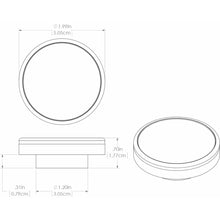 Load image into Gallery viewer, Lumitec Halo Flush Mount Down Light Spectrum RGBW - White Housing [112827]
